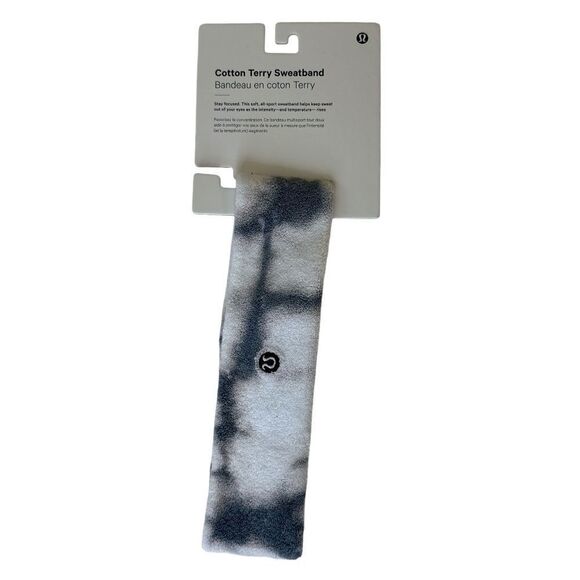 LULULEMON ATHLETICA Cotton Terry Sweatband NWT - Picture 1 of 6